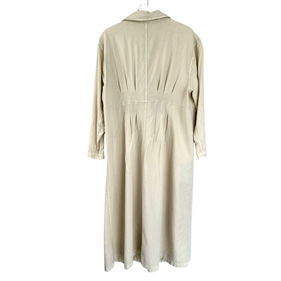 Free People Charlie Trench Coat in Morning Oat Size Small - Picture 2 of 5